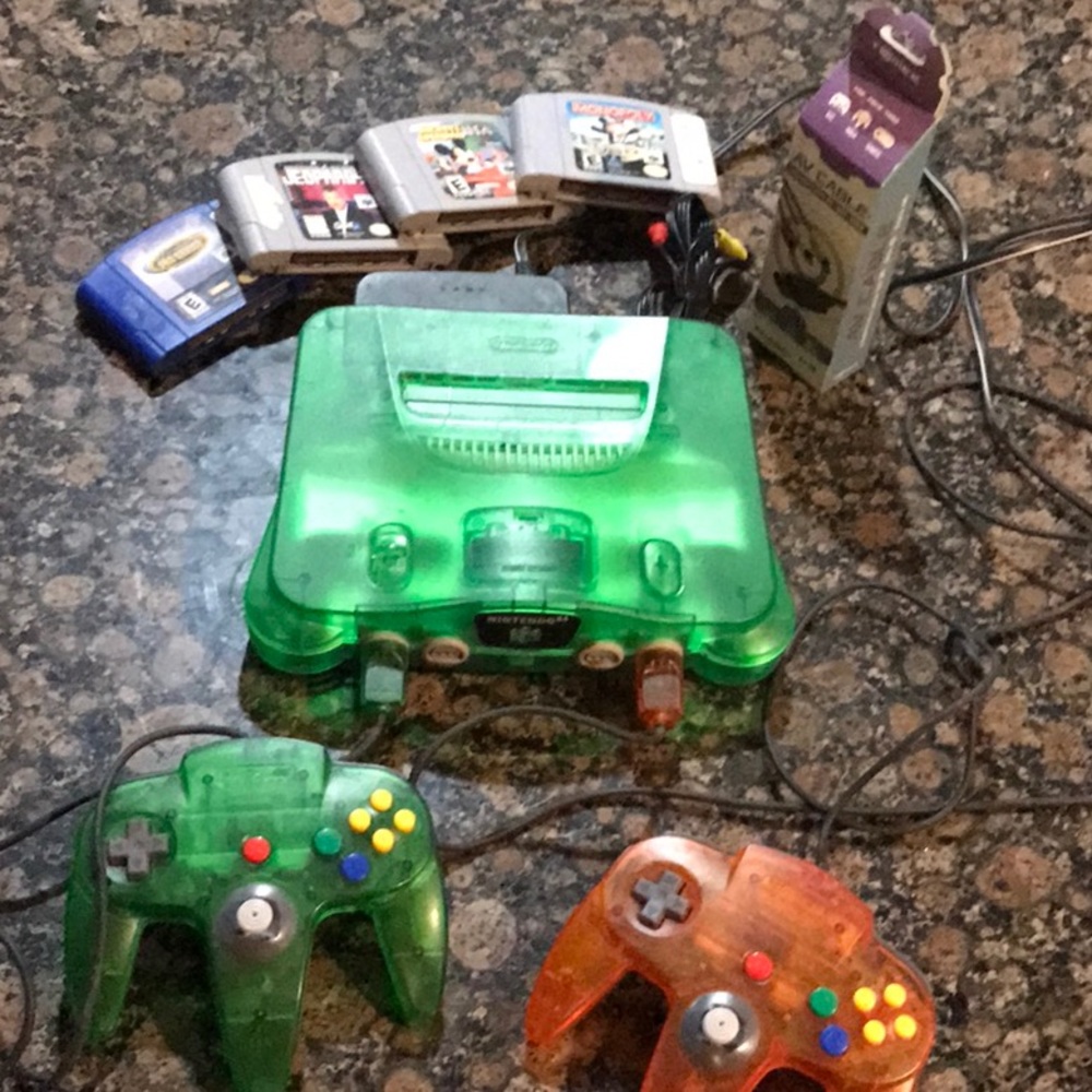Original GREEN Nintendo 64